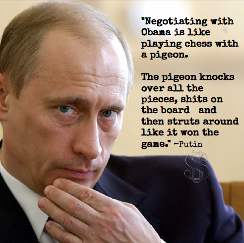 Putin has ZERO respect for Obama, and rightly so....