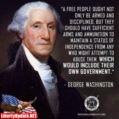 George Wisdom.... I mean Washington. His statement is timeless, as true today as when GW said it....