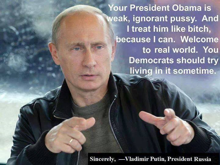 Vlad smart man, know wimp when he sees one....