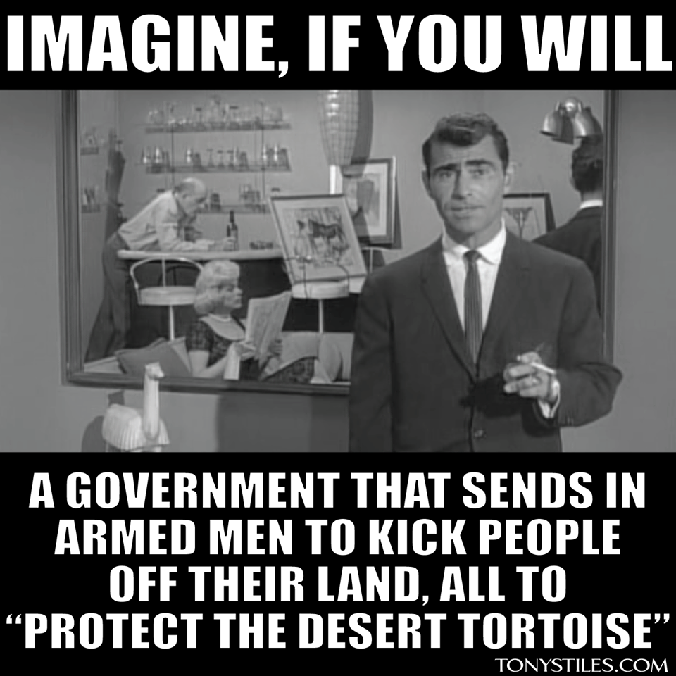 We have entered the Twilight Zone....