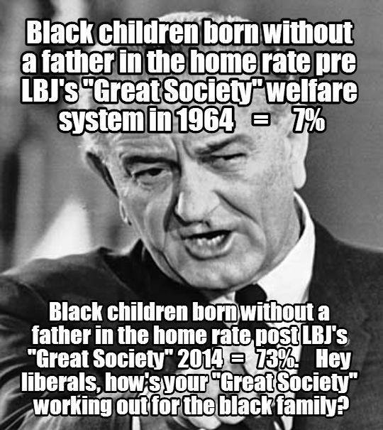 To the entire black community, please consider the horrible record of liberal Democrats in (NOT) improving the quality of life for black families. America very much needs the influence and input of its black community. Please consider joining the conservative cause and helping to save our country....